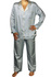 Guante Satin pánské pyžamo kostičky K150814 světle modrá XL