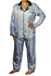 Gorra Satin pánské pyžamo K150814 světle modrá XL