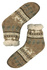 Norský vzor béžové ponožky s beránkem 1133 béžová 39-41