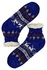 Norský vzor Blue ponožky s beránkem 1133 modrá 39-41