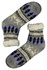 Norský vzor Grey ponožky s beránkem 1133 světle šedá 39-41