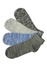 Sport nízké žíhané ponožky levně 3 páry GM428 vícebarevná 40-43