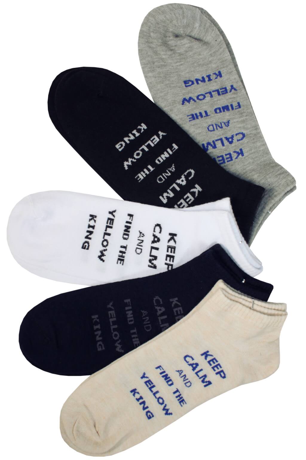 Cool pánské kotníčkové ponožky - 3páry 40-43 vícebarevná