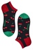 Sweet cherry nízké ponožky s obrázky 5607 černá 42-46