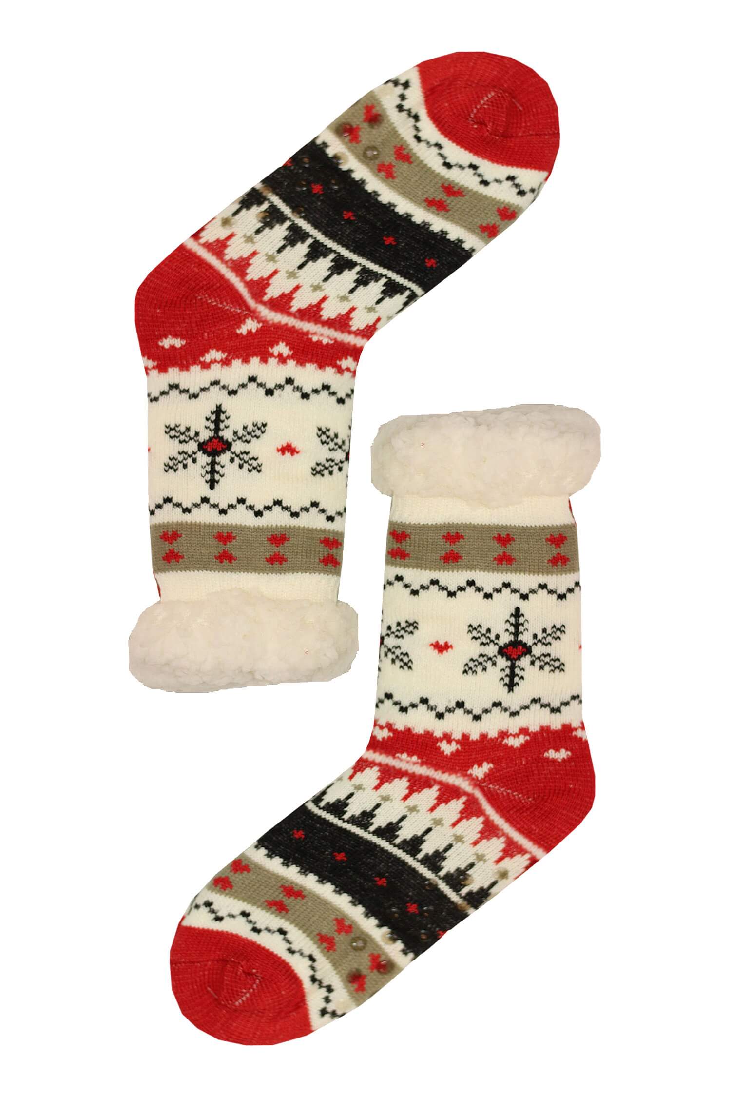 Mounty red hřejivé ponožky beránek WW058 35-38 smetanová