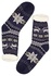 Polaros dark teplé ponožky s beránkem MC 112 tmavě modrá 39-42