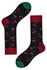 Sweet cherry vysoké ponožky s obrázky 052 černá 36-40