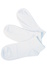 Dámské levné kotníčkové ponožky - 3 páry bílá 39-42