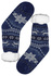 Polaros blue teplé ponožky s beránkem MC 112 šedomodrá 39-42