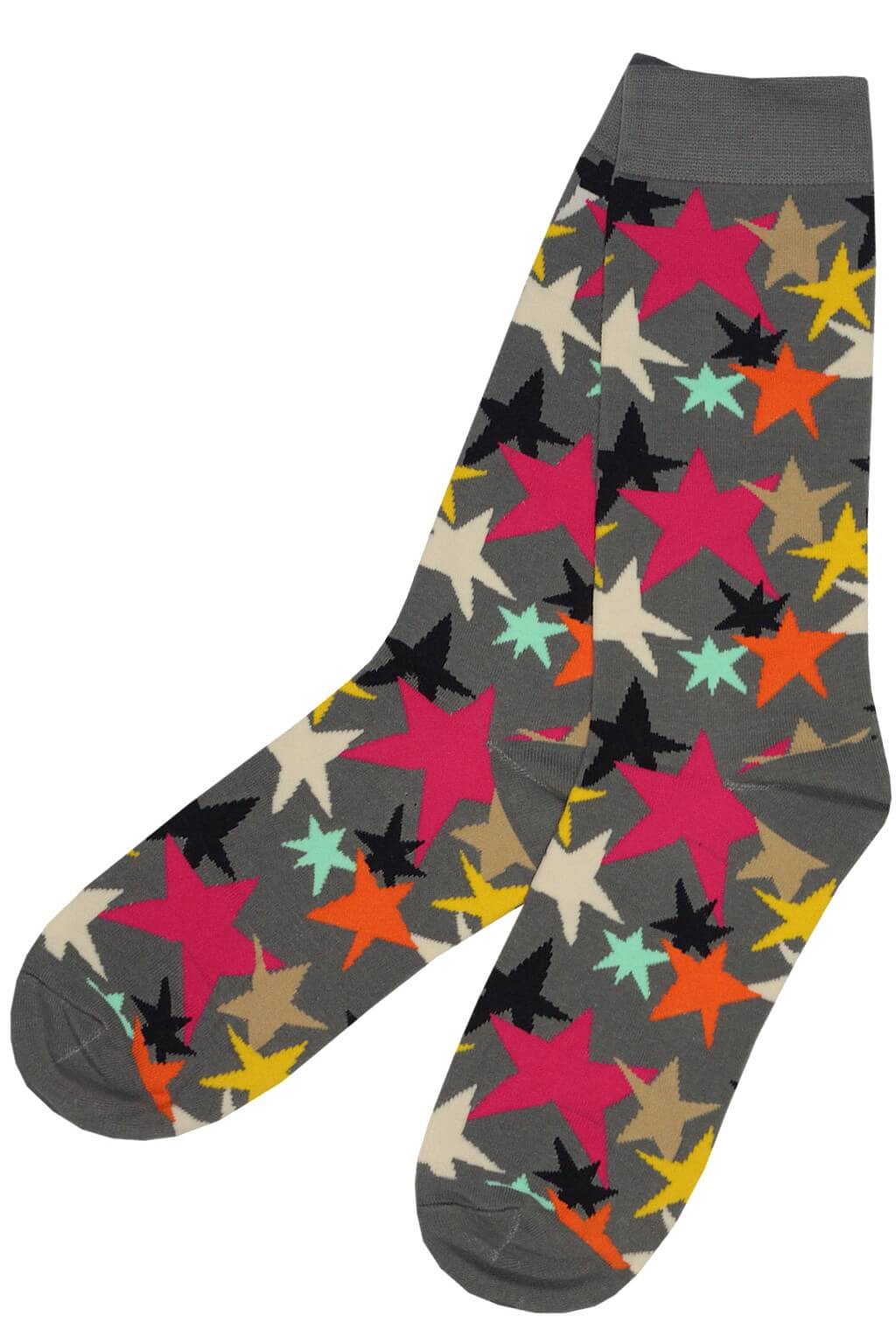 Perfect Man pánské veselé ponožky PC5760 39-42 šedá
