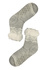 Lamb Grey hřejivé ponožky s beránkem 2138 světle šedá 35-38