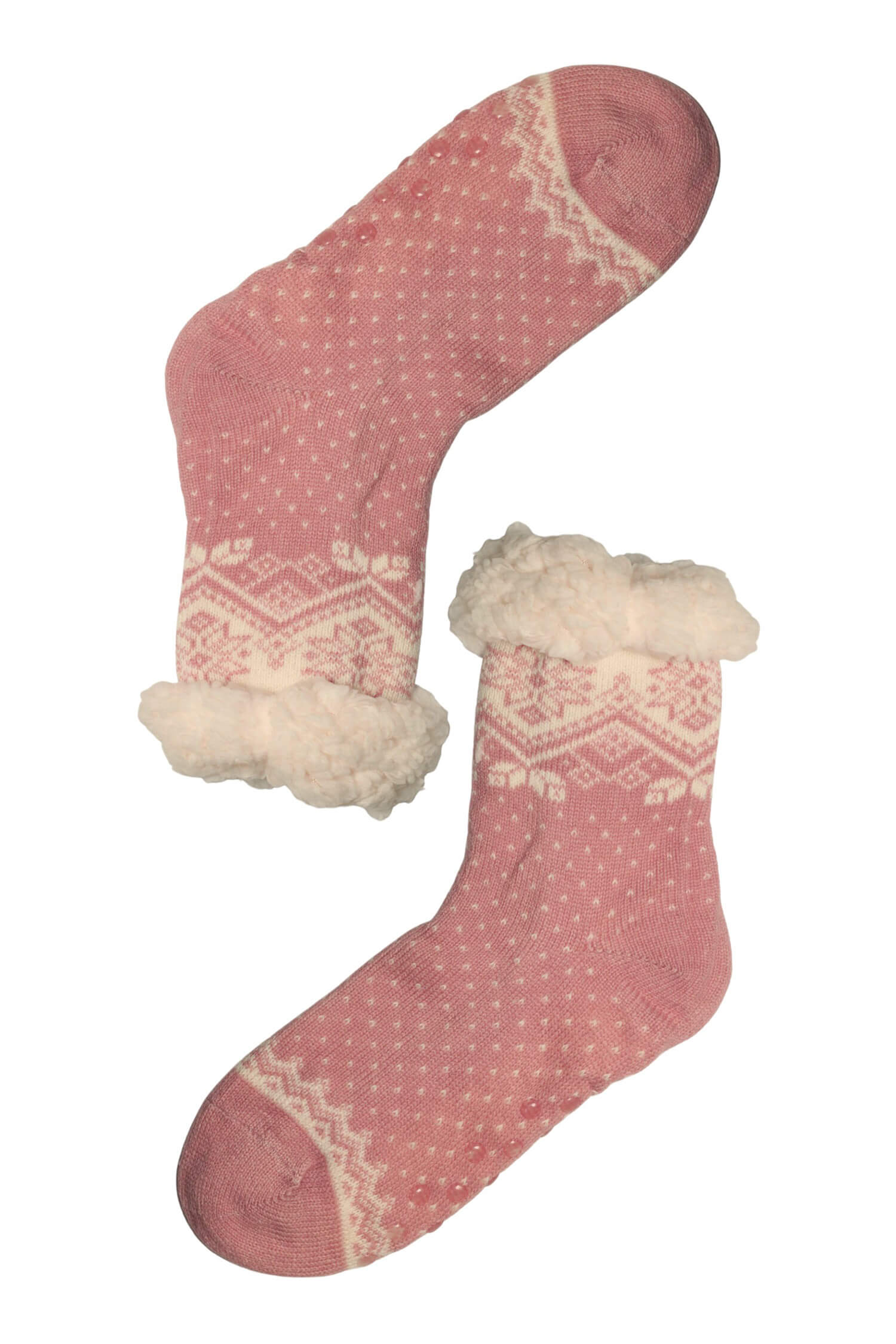 Lamb starorůžové hřejivé ponožky s beránkem 2138 37-39 světle růžová