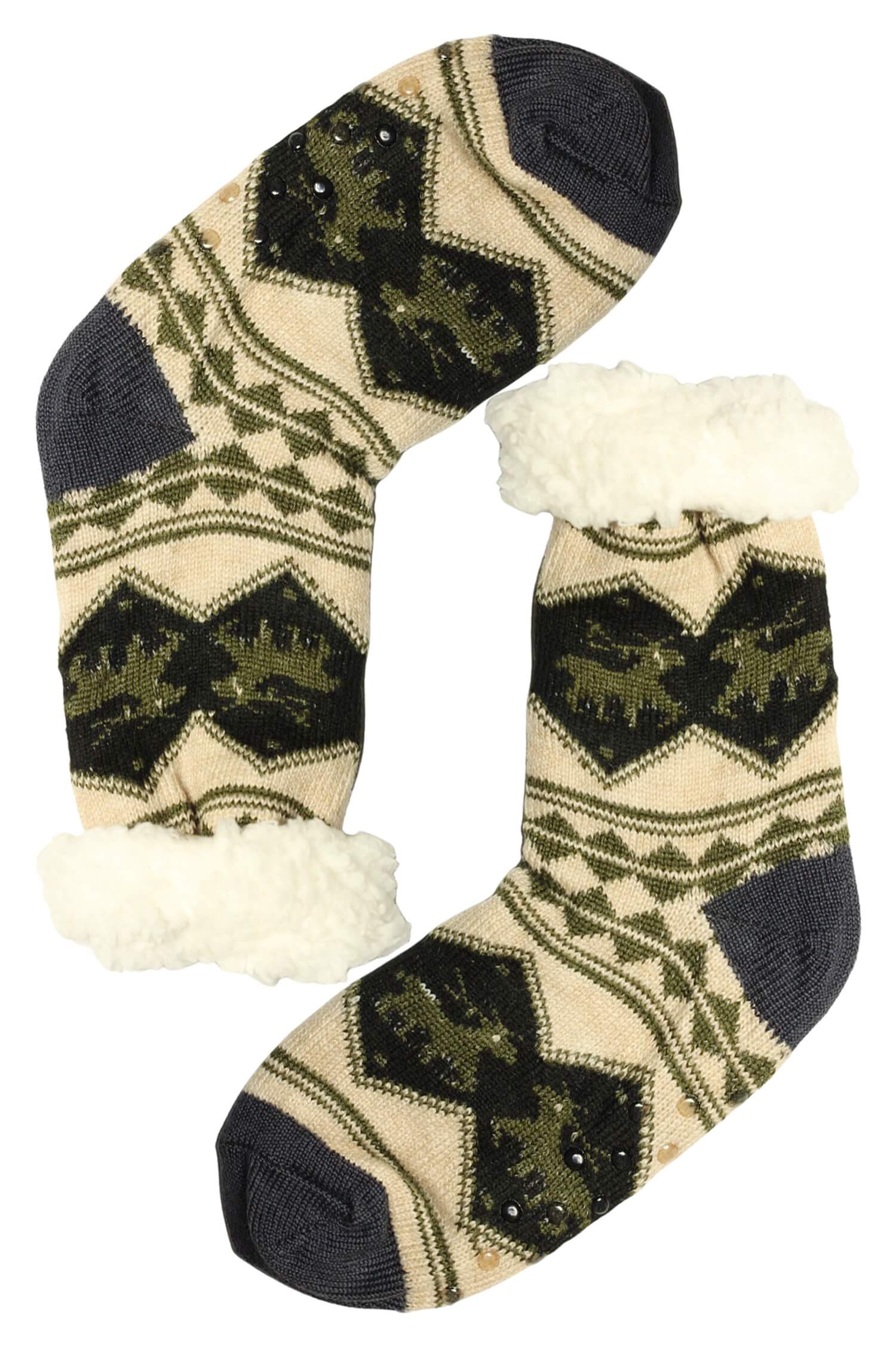 Teplé ponožky s beránkem B01 39-42 béžová
