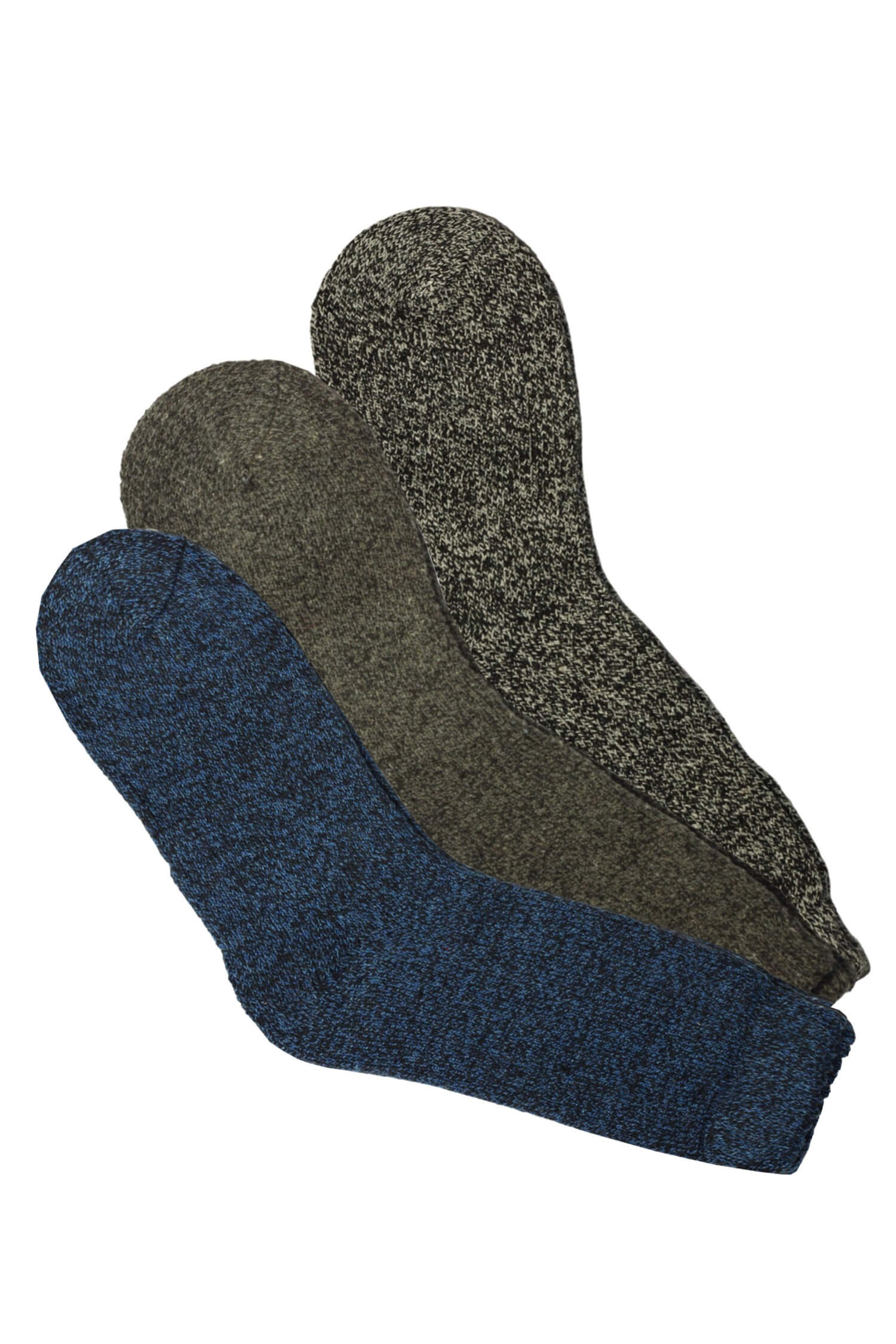 Alpaca dámské teplé ponožky WZ11 -3bal. 35-38 šedá