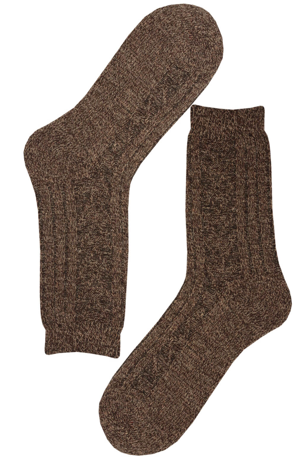 Top kvalitní pánské vlněné ponožky LY307 43-47 světle hnědá