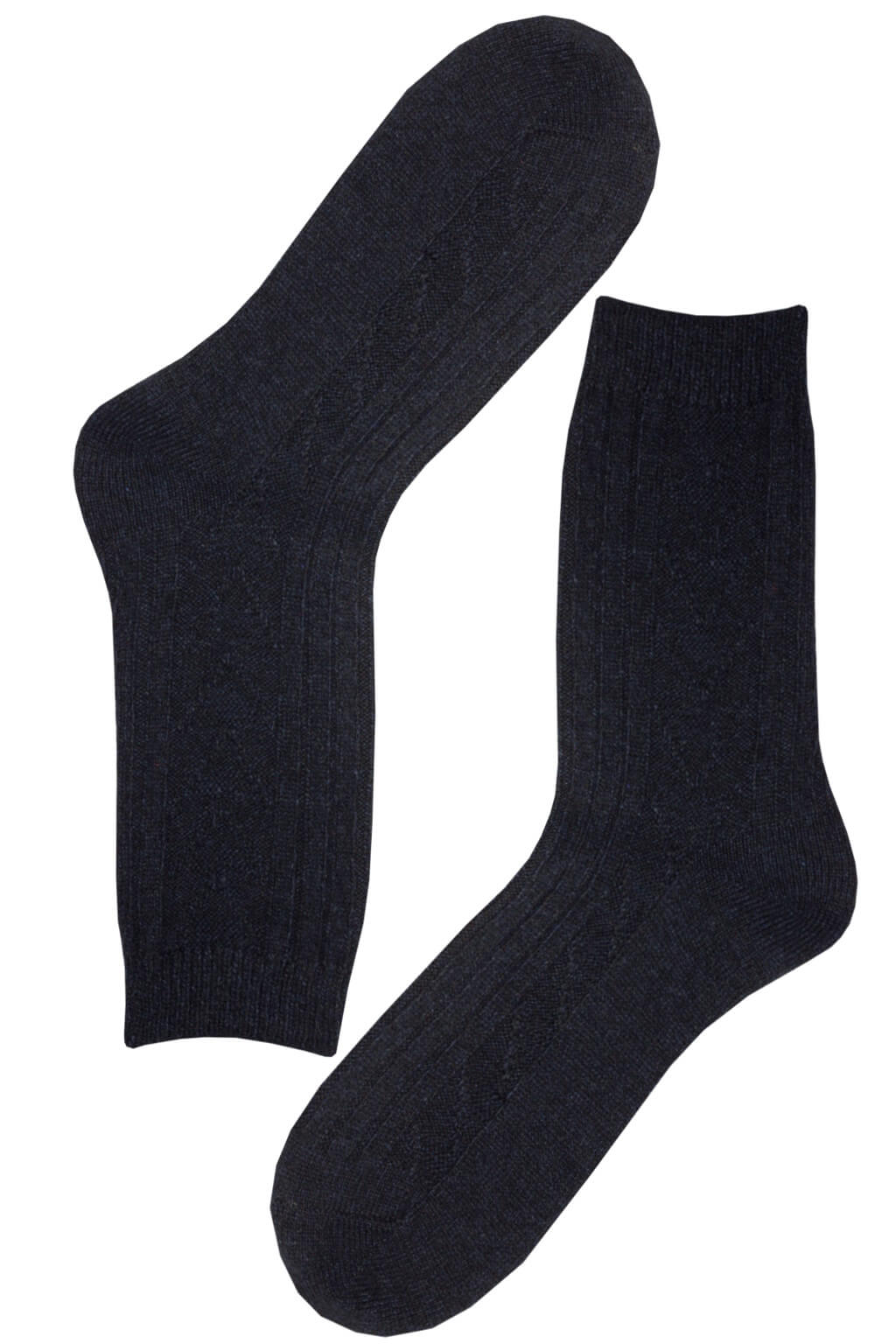 Top kvalitní pánské vlněné ponožky LY307 43-47 tmavě modrá