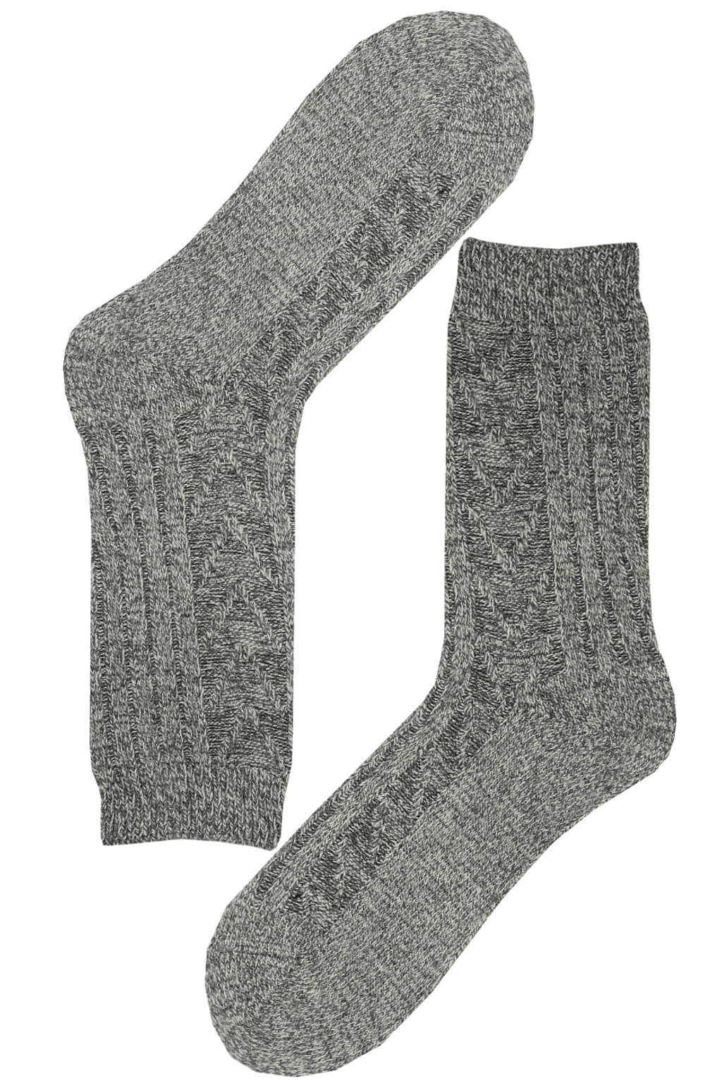 Top kvalitní pánské vlněné ponožky LY307 43-47 šedá