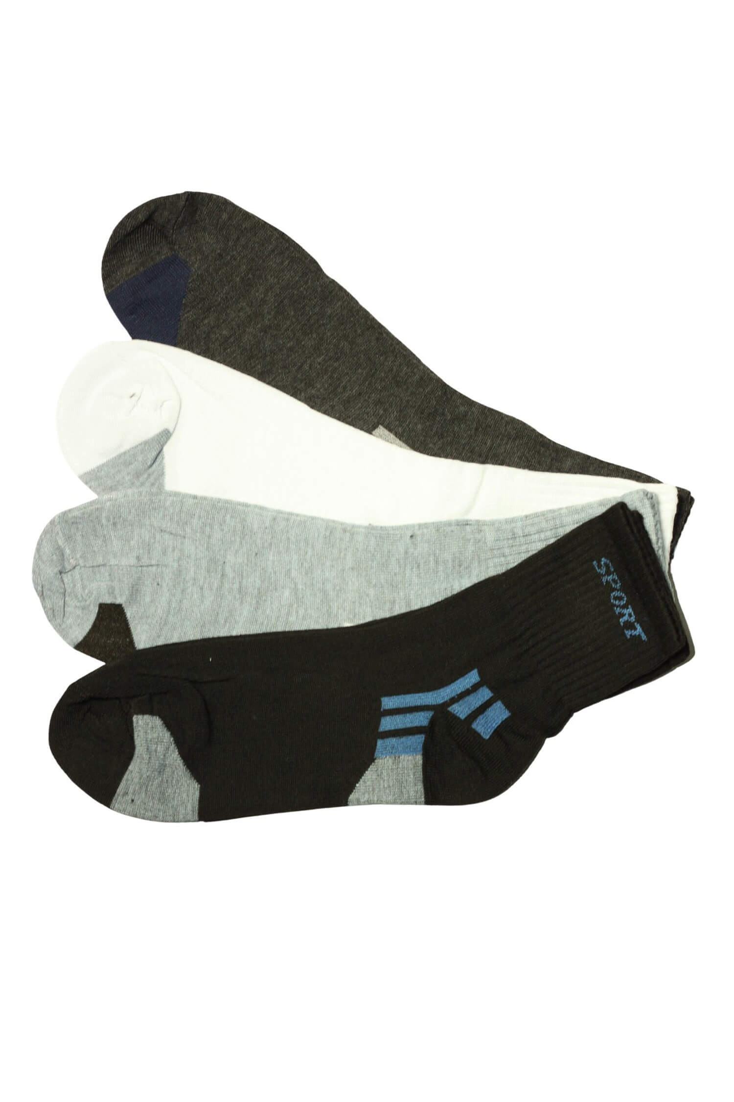 Pánské vysoké ponožky bavlna ZM-378 - 3 páry 40-43 vícebarevná