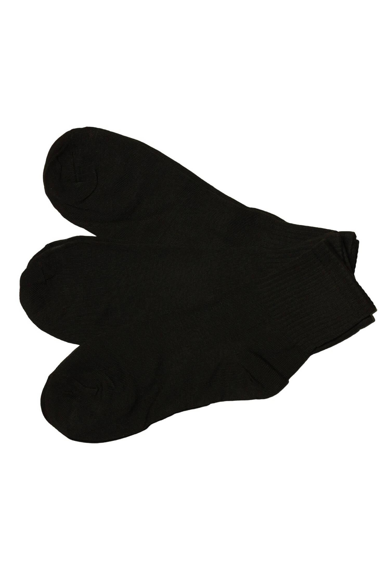 Dámské ponožky bavlněné ZW-401C - 3 páry 35-38 černá