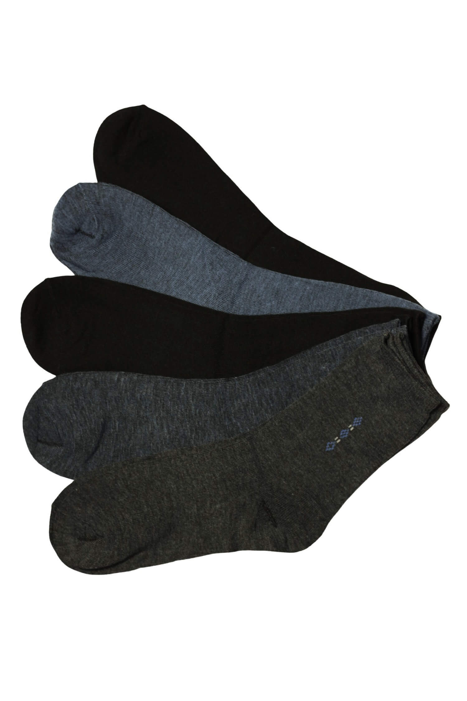 Pánské ponožky bambus B-901 - 5 párů 39-42 vícebarevná