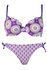 Briane Sun II. dvojdílné plavky s kosticí fialová M