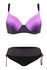 Dota dvojdílné plavky push-up s kosticemi 06 fialová L