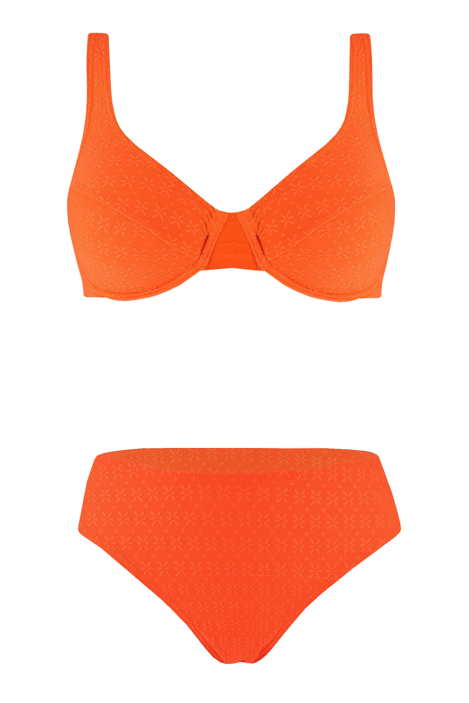 Estery dámské plavky nevyztužené M oranžová