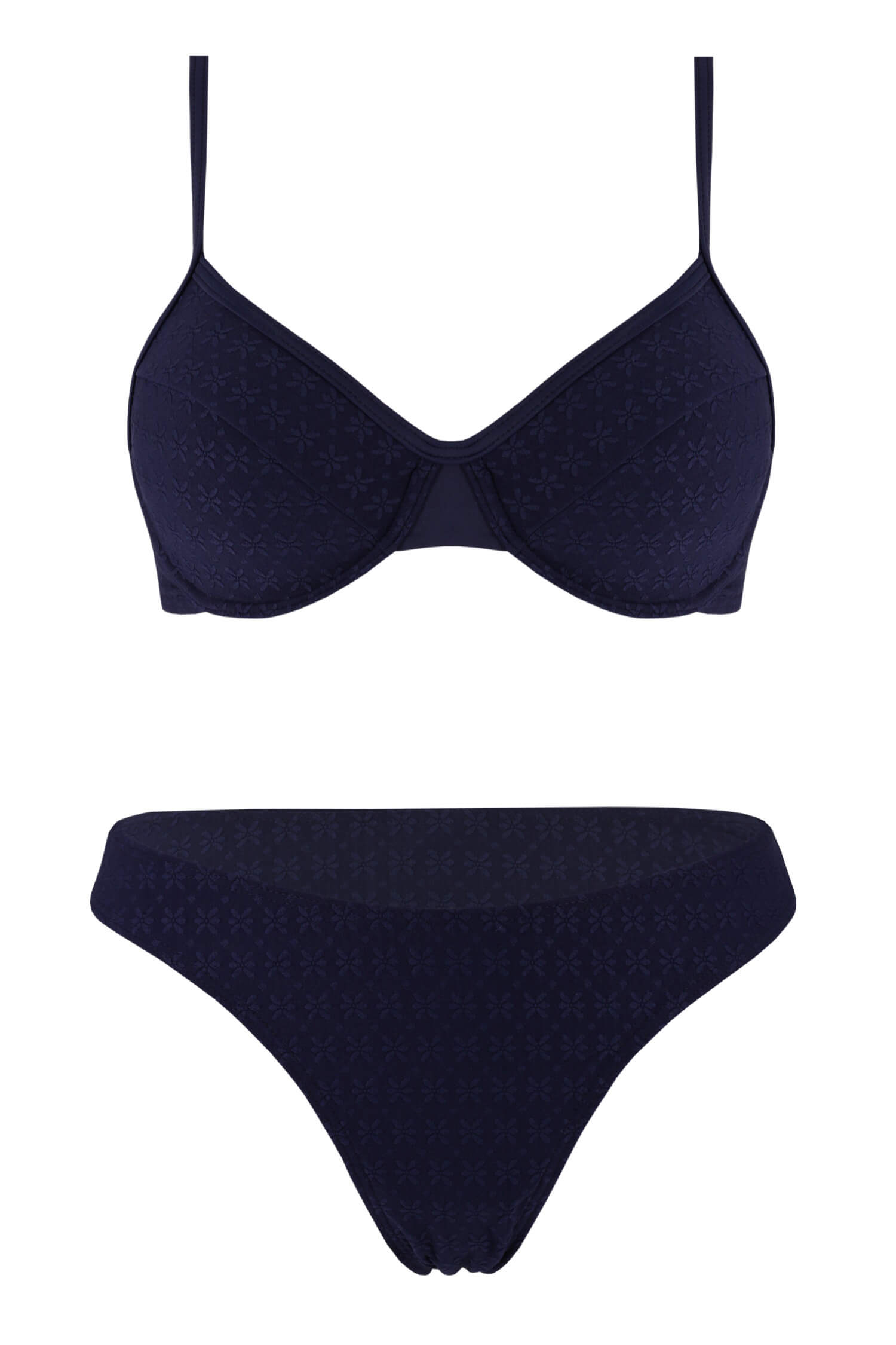 Sarina Color dámské plavky nevyztužené XL tmavě modrá