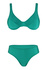 Minty dámské dvoudílné plavky nevyztužené zelená M