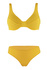 Pestra dámské nevyztužené plavky žlutá M