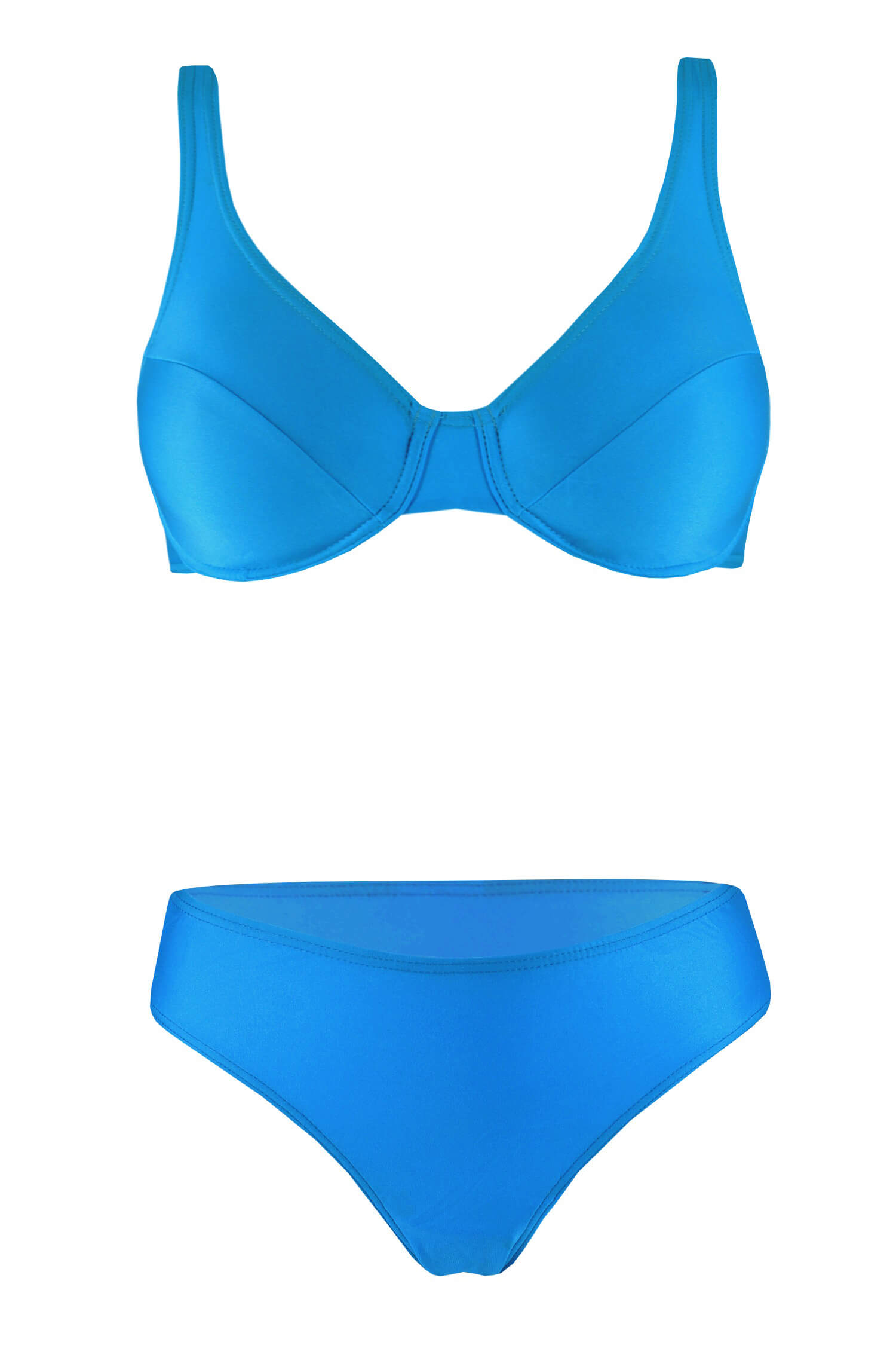 Claudy dámské nevyztužené plavky XXL modrá