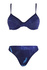 Sahira dámské dvoudílné plavky bez výztuže tmavě modrá M