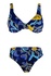 Marbela dámské plavky bez výztuže tmavě modrá L