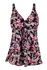 Olivie Pink květinové tankini plavky tílko S136-20 vícebarevná L