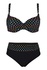 Debora Black plavky s výztuží a kosticemi S1243 černá L