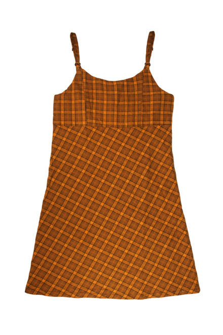 Nature úzké dívčí šaty oranžová velikost: 3-4 roky