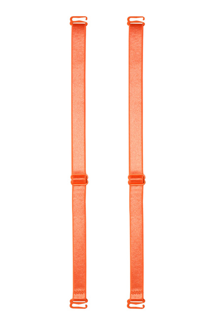 12 mm - textilní ramínka k podprsence oranžová
