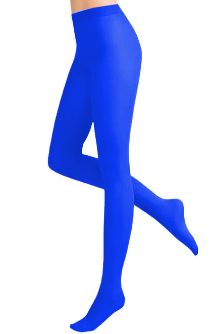 Tess Blue dámské punčochy poloprůhledné 60 DEN modrá velikost: 4