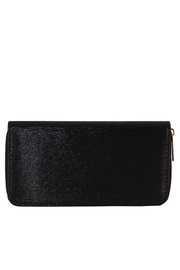 Shiny black dámská peněženka na zip 11614-2