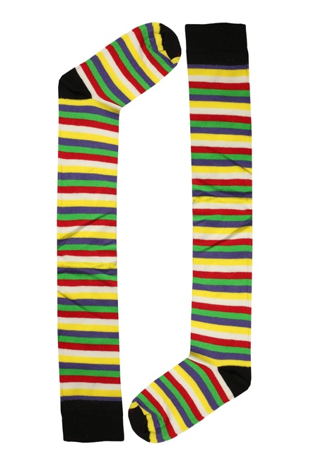 Stripes pruhované podkolenky - nadkolenky pestré vícebarevná velikost: 36-40