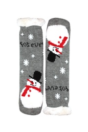 Snowman vánoční teplé ponožky dětské CW232