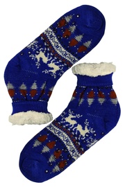 Norský vzor Blue ponožky s beránkem 1133