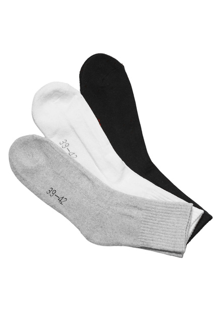Sport froté ponožky MW3401B - 3páry vícebarevná velikost: 39-42