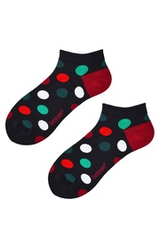 Veselé nízké ponožky s puntíky 5610