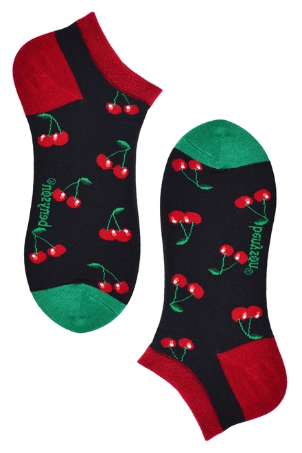 Sweet cherry nízké ponožky s obrázky 5607