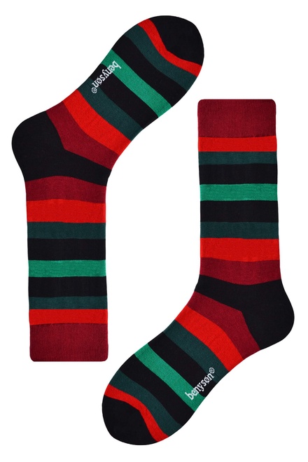 Color stripes vysoké ponožky 0508
