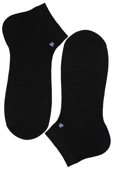 Kvalitní bavlněné kotníkové ponožky s monogramem CM180 - 3 páry