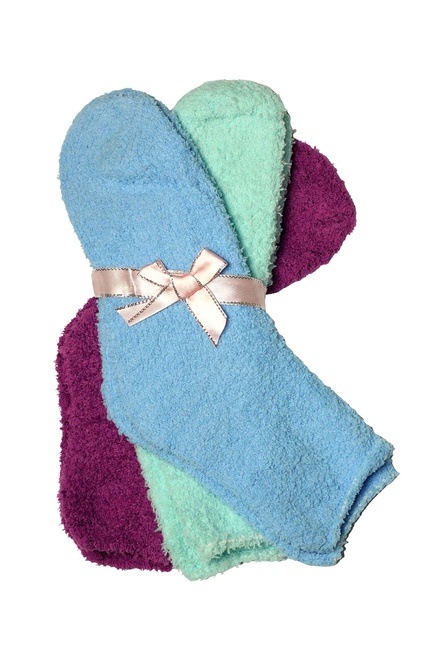 Teplé zimní ponožky XLF20820 - 3 páry vícebarevná velikost: 35-38