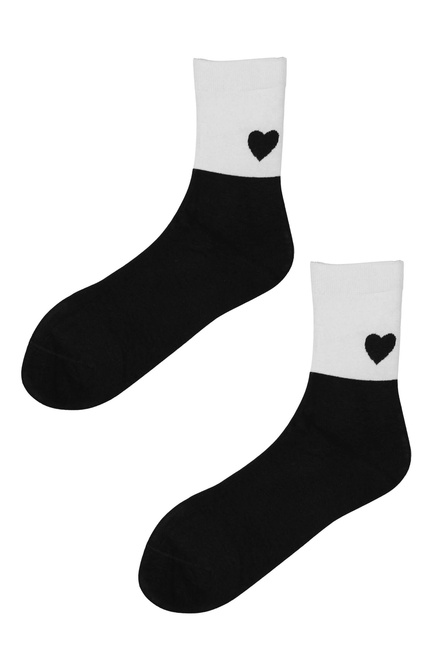 Love a Fun ponožky se srdíčky dámské - 5 párů vícebarevná velikost: 35-38