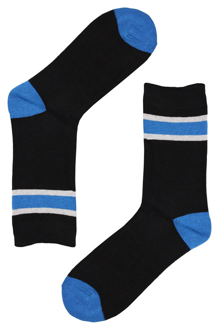 Vysoké pánské ponožky bavlna - 5bal. vícebarevná velikost: 39-42